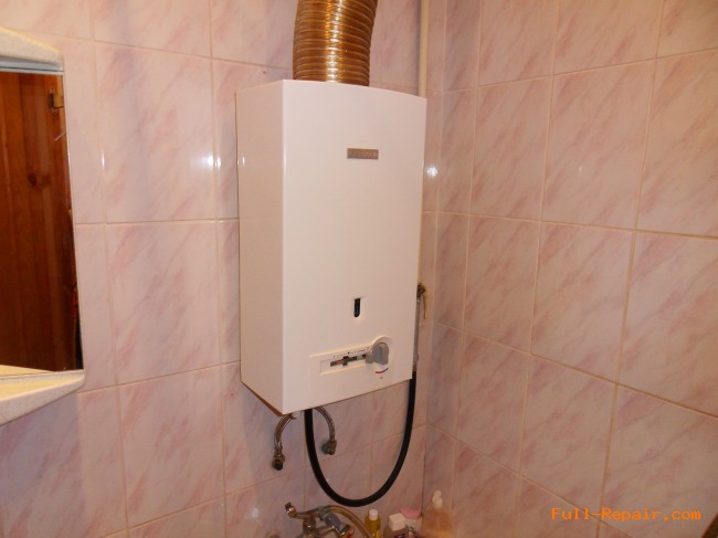 Новая колонка установлена и готова к работе.