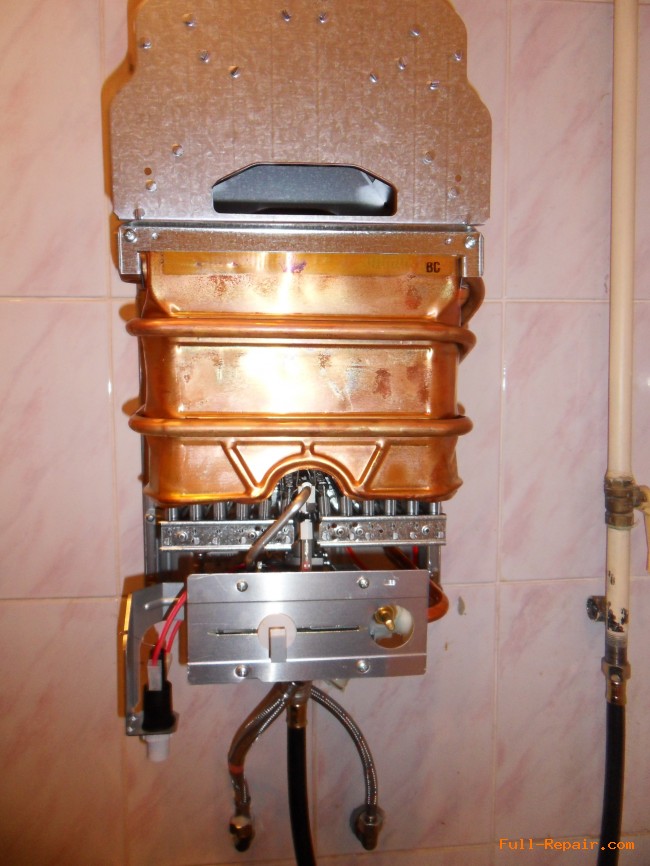 Установка газовой колонки самостоятельно фото
